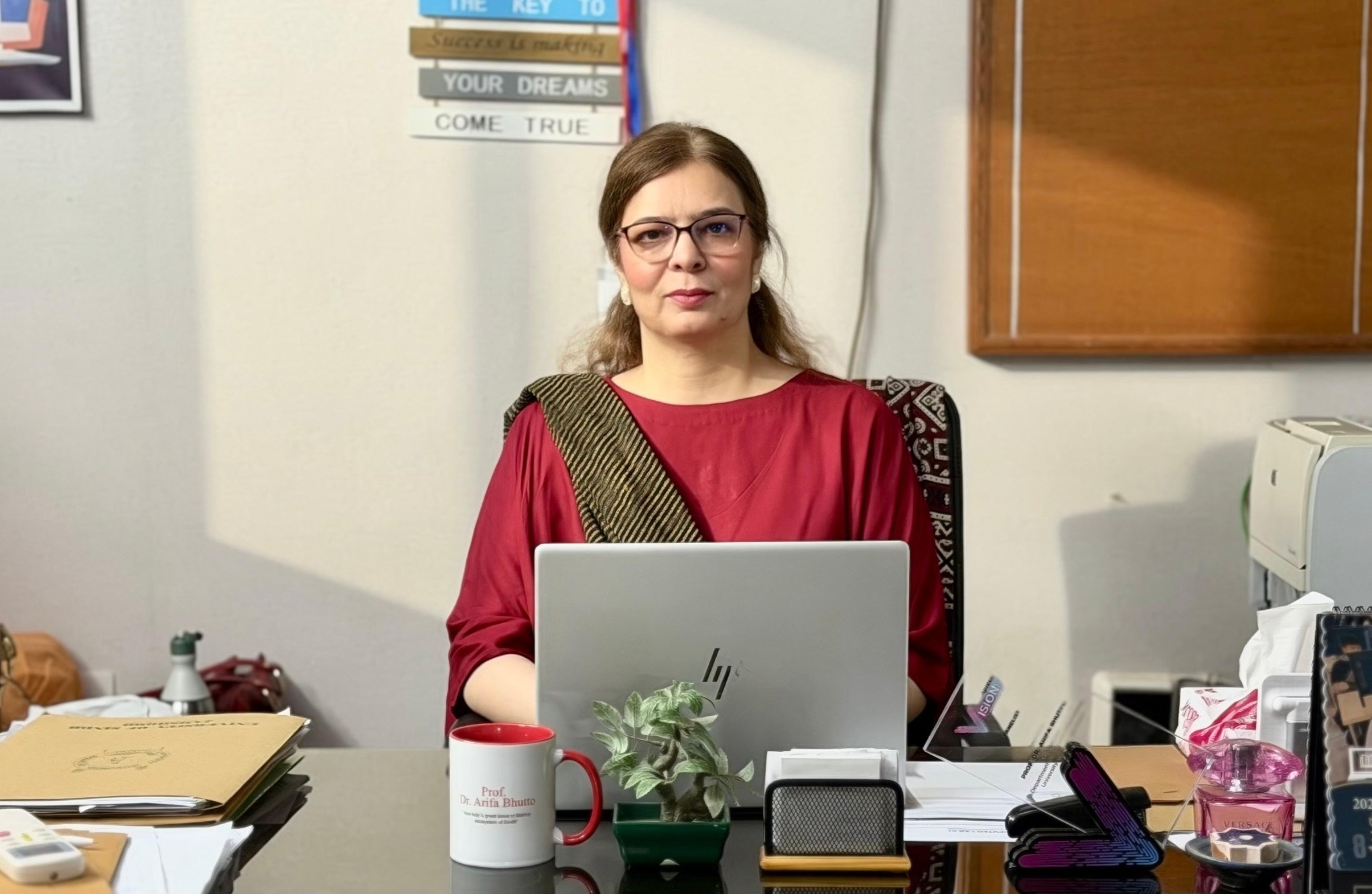 Prof. Dr. Arifa Bhutto, Chairperson of the Department of Software Engineering